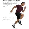 imageCOOFANDY 3 Pack Mens Athletic TShirts Short Sleeve  Quick Dry Moisture Wicking Workout Shirts for Running Gym CasualBlackMidnight BlueWine Red3 Pack