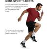 imageCOOFANDY 3 Pack Mens Athletic TShirts Short Sleeve  Quick Dry Moisture Wicking Workout Shirts for Running Gym CasualTrue GreyMidnight BlueDeep Red3 Pack