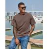 imageCOOFANDY Mens Cotton TShirts Oversized Shirt Short Sleeves Streetwear Loose Fit Summer Tee Tops Washed Basic Unisex ShirtsBrown