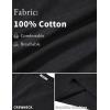 imageCOOFANDY Mens Cotton TShirts Short Sleeve T Shirt Crew Neck Tees Casual Wash Basic Tee ShirtsBlack