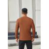 imageCOOFANDY Mens Henley Shirts Long Sleeve Casual Button Shirts Fashion Lightweight Pullover ShirtsCaramel