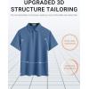 imageCOOFANDY Mens Polo Shirts Short Sleeve Casual Summer Polo Tee Classic Collared Golf Stylish TopsNavy Blue