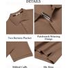 imageCOOFANDY Mens Polo Shirts Short Sleeve Cotton Pique Casual Button T Shirts Classic Fit Collared Golf ShirtsBrown