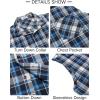 imageCOOFANDY Mens Sleeveless Flannel Shirt Casual Summer Tank Top Button Up Sleeveless Beach Shirts with Chest PocketBlue