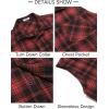 imageCOOFANDY Mens Sleeveless Flannel Shirt Casual Summer Tank Top Button Up Sleeveless Beach Shirts with Chest PocketRed
