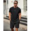 imageCOOFANDY Mens T Shirt Short Sleeve Classic Crew Neck TShirt Casual Summer Basic Tee ShirtsBlack