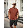 imageCOOFANDY Mens T Shirt Short Sleeve Classic Crew Neck TShirt Casual Summer Basic Tee ShirtsCaramel