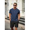 imageCOOFANDY Mens T Shirt Short Sleeve Classic Crew Neck TShirt Casual Summer Basic Tee ShirtsNavy Blue