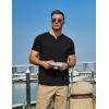 imageCOOFANDY Mens T Shirts Short Sleeve Casual V Neck TShirt Soft Notch Neck Tee Classic Plain ShirtsAll Black