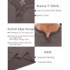 imageCOOFANDY Mens T Shirts Short Sleeve Casual V Neck TShirt Soft Notch Neck Tee Classic Plain ShirtsBrown
