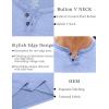 imageCOOFANDY Mens T Shirts Short Sleeve Casual V Neck TShirt Soft Notch Neck Tee Classic Plain ShirtsLight Blue