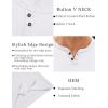 imageCOOFANDY Mens T Shirts Short Sleeve Casual V Neck TShirt Soft Notch Neck Tee Classic Plain ShirtsWhite