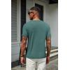 imageCOOFANDY Mens T Shirts Short Sleeve Soft Crew Neck Lightweight Tee Shirts Casual Summer Basic TopsGreen