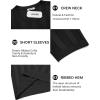 imageCOOFANDY Mens TShirts Short Sleeve Knit Shirt Crew Neck Sweater Fashion Casual Textured Pullover Tees01black