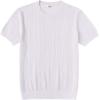 imageCOOFANDY Mens TShirts Short Sleeve Knit Shirts Casual Crewneck Ribbed Dress Tee ShirtWhite