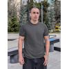 imageCOOFANDY Mens TShirts Summer Crew Neck Casual T Shirts Plain Short Sleeve Shirts Basic TeesB Dark Greyblack