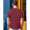 imageCOOFANDY Mens TShirts Summer Crew Neck Casual T Shirts Plain Short Sleeve Shirts Basic TeesWine Red