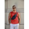imageCOOFANDY Mens Workout Tank Tops Cotton 3 Pack Soft Gym Muscle Shirt Sleeveless Classic T ShirtsBlackRedBlue