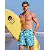 imageCOOFANDY 2 in 1 Mens Swim Trunks 7 Inch Quick Dry Board Shorts Beach Swim Shorts Bathing Suit with Compression LinerBlue Whale