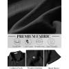 imageCOOFANDY Mens Button Down Shirt Short Sleeve Casual Shirts Linen Textured Summer Beach ShirtsBlack