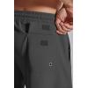 imageCOOFANDY Mens 7 Swim Trunks with Compression Liner Stretch Swimming Shorts with Zipper PocketsDark Grey