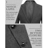 imageCOOFANDY Mens Blazer Casual Two Buttons Sport Coats Lightweight Suit JacketDark Charcoal