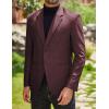imageCOOFANDY Mens Blazer Casual Two Buttons Sport Coats Lightweight Suit JacketDark Red