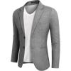 imageCOOFANDY Mens Blazer Casual Two Buttons Sport Coats Lightweight Suit JacketDusty Gray