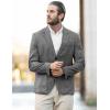 imageCOOFANDY Mens Blazer Casual Two Buttons Sport Coats Lightweight Suit JacketGray