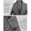 imageCOOFANDY Mens Blazer Casual Two Buttons Sport Coats Lightweight Suit JacketGray