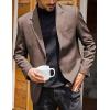 imageCOOFANDY Mens Blazer Casual Two Buttons Sport Coats Lightweight Suit JacketKhaki