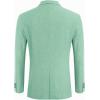 imageCOOFANDY Mens Blazer Casual Two Buttons Sport Coats Lightweight Suit JacketMint Green