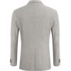imageCOOFANDY Mens Blazer Casual Two Buttons Sport Coats Lightweight Suit JacketPastel Gray