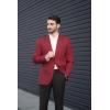 imageCOOFANDY Mens Blazer Casual Two Buttons Sport Coats Lightweight Suit JacketRed