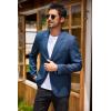 imageCOOFANDY Mens Blazer Casual Two Buttons Sport Coats Lightweight Suit JacketRoyal Blue