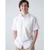 imageCOOFANDY Mens Casual Textured Short Sleeve Button Down Summer Beach ShirtWhite
