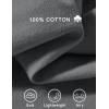 imageCOOFANDY Mens Cotton Linen Pants Lightweight Casual Linen Dress Pants Drawstring Summer Beach TrousersDark Grey