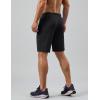 imageCOOFANDY Mens Gym Workout Shorts Quick Dry Athletic LooseFit Lightweight Running Shorts with Zipper PocketsBlack Onyx