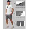 imageCOOFANDY Mens Gym Workout Shorts Quick Dry Athletic LooseFit Lightweight Running Shorts with Zipper PocketsDark Gray