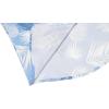 imageCOOFANDY Mens Hawaiian Shirts Short Sleeve Button Down Aloha Shirt Casual Beach ClothesLight Blue Palm Leaves