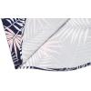 imageCOOFANDY Mens Hawaiian Shirts Short Sleeve Button Down Aloha Shirt Casual Beach ClothesNavy Blue Palm Leaves