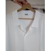 imageCOOFANDY Mens Knit Short Sleeve Button Down Polo ShirtsWhite