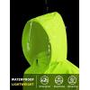 imageCOOFANDY Mens Light Rain Jacket with Hood Packable Waterproof Raincoat Golf Rain Gear Travel Hiking WindbreakerGreen