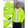 imageCOOFANDY Mens Light Rain Jacket with Hood Packable Waterproof Raincoat Golf Rain Gear Travel Hiking WindbreakerGreen