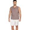 imageCOOFANDY Mens Linen Shorts Casual 9 7 Elastic Waist Drawstring Summer Beach ShortsBlack White