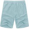 imageCOOFANDY Mens Linen Shorts Casual 9 7 Elastic Waist Drawstring Summer Beach ShortsCeladon Green