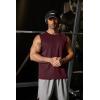 imageCOOFANDY Mens Sleeveless Shirt Quick Dry Workout Tank Top Gym Muscle T Shirts Sport Athletic Tanks Moisture WickingWine Red