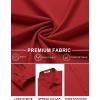 imageCOOFANDY Mens Stretch Dress Shirts Long Sleeve Button Down Shirt Regular Fit Formal Business Wedding ShirtsDeep Red