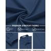 imageCOOFANDY Mens Stretch Dress Shirts Long Sleeve Button Down Shirt Regular Fit Formal Business Wedding ShirtsNavy