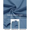 imageCOOFANDY Mens Stretch Dress Shirts Long Sleeve Button Down Shirt Regular Fit Formal Business Wedding ShirtsSteel Blue